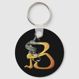 Dragonlore Initial B Key Ring