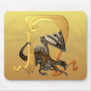 Dragonlore Initial N Mouse Pad