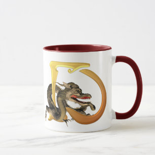 Dragonlore Initials D Mug