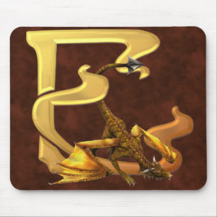 Dragonlore Initials E Mouse Pad