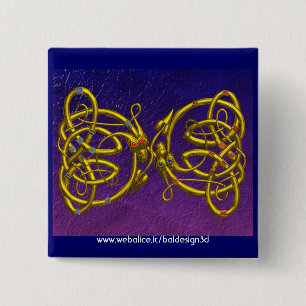 DRAGONLOVE 15 CM SQUARE BADGE