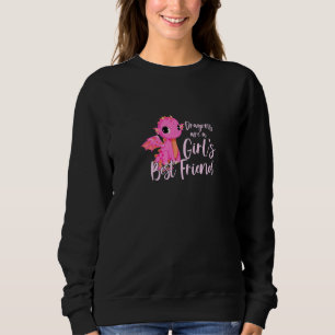 Dragons are a girl's best friend for women and tee