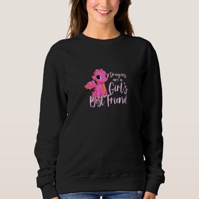 Dragons are a girl's best friend for women and tee (Front)