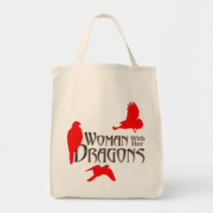 dragons, “birds of prey” “lady hawkers” “lady falc tote bag
