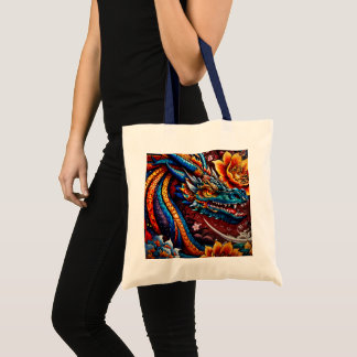 "Dragon's Blossom" Tote Bag