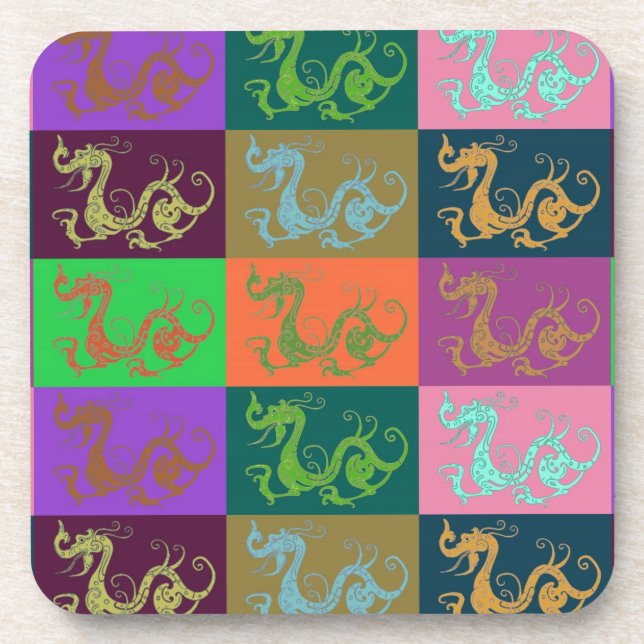 Dragons Cork Coaster (Front)