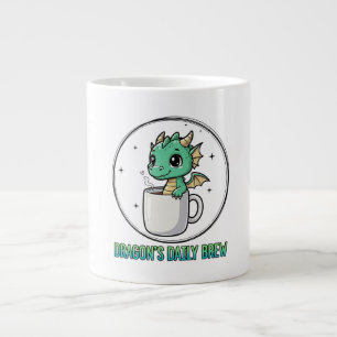 Dragon's Daily Brew Large Coffee Mug
