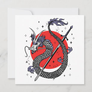 Dragon's Defiance: A Majestic Chinese Artwork
