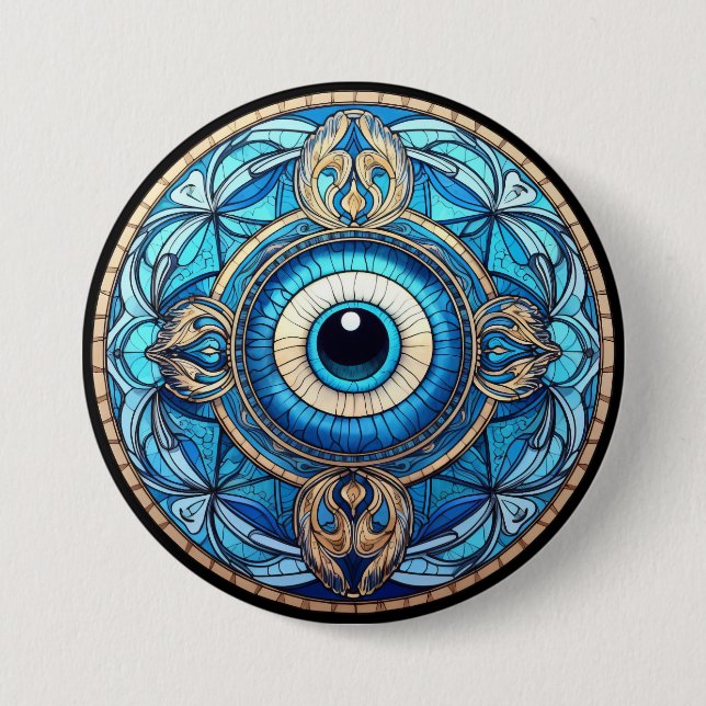 Dragon's Eye 7.5 Cm Round Badge (Front)