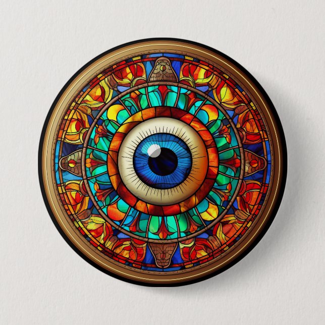 Dragon's Eye 7.5 Cm Round Badge (Front)