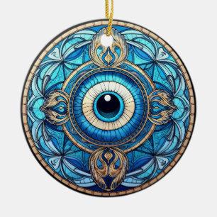 Dragon's Eye Ceramic Ornament