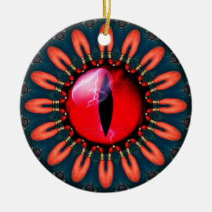 Dragon's Eye Ceramic Ornament