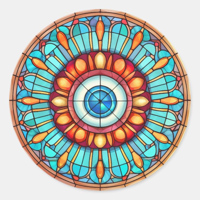 Dragon's Eye Classic Round Sticker (Front)