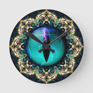 Dragon's Eye Round Clock