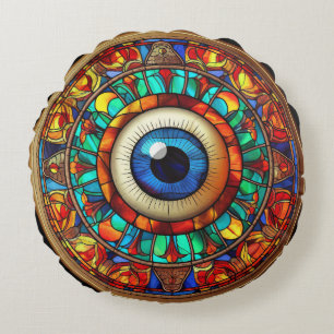 Dragon's Eye Round Cushion