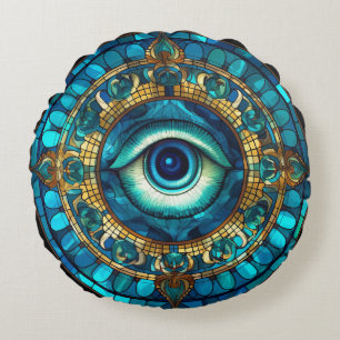 Dragon's Eye Round Cushion