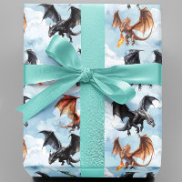 Dragons Flying in the Clouds