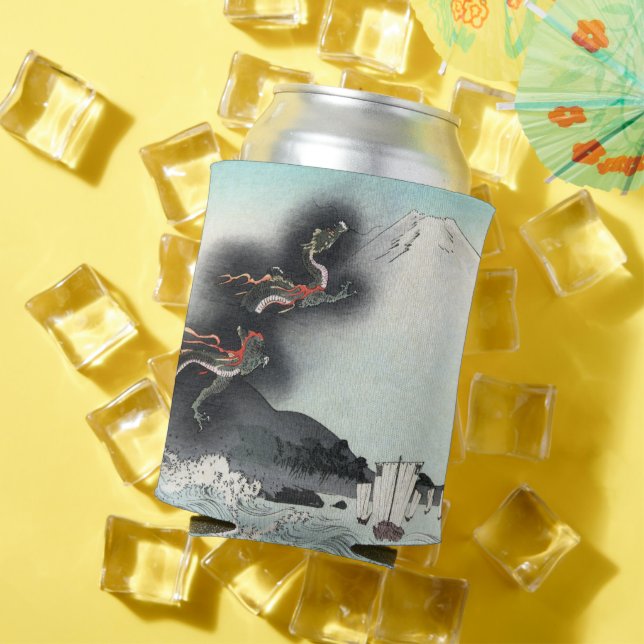 Dragon's Fury Sea Battle for Mount Fuji, Japan Can Cooler (In Situ Summer)