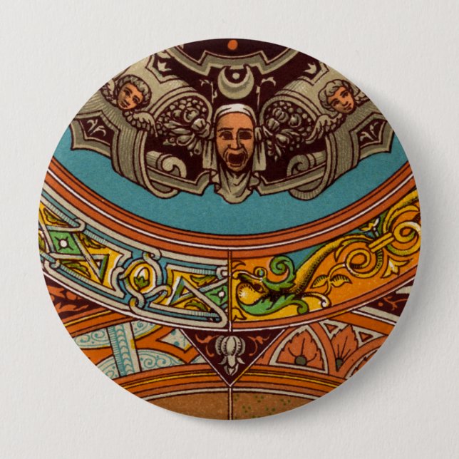 Dragons & Gargoyles Button (Front)