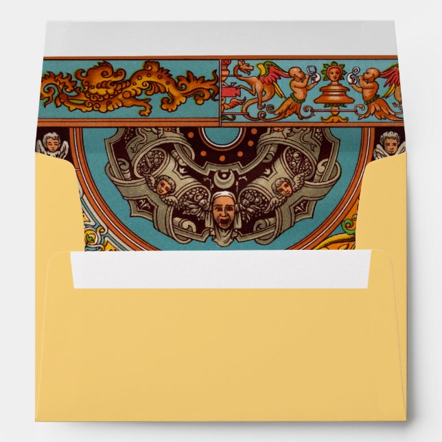 Dragons & Gargoyles Greeting Card Envelope (Back (Bottom))