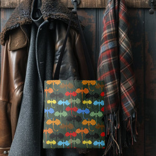 Dragons Green Flight Fantasy Tote Bag