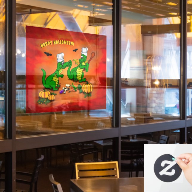 Dragons - Happy Halloween ! Today I will cook (Restaurant Window)