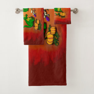 Dragons - Happy Halloween ! Today I will cook Bath Towel Set