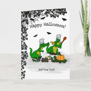 Dragons - Happy Halloween ! Today I will cook Card