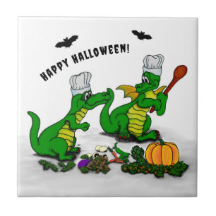 Dragons - Happy Halloween ! Today I will cook Ceramic Tile