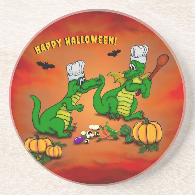 Dragons - Happy Halloween ! Today I will cook Coaster (Front)