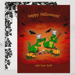Dragons - Happy Halloween ! Today I will cook Custom Letterhead