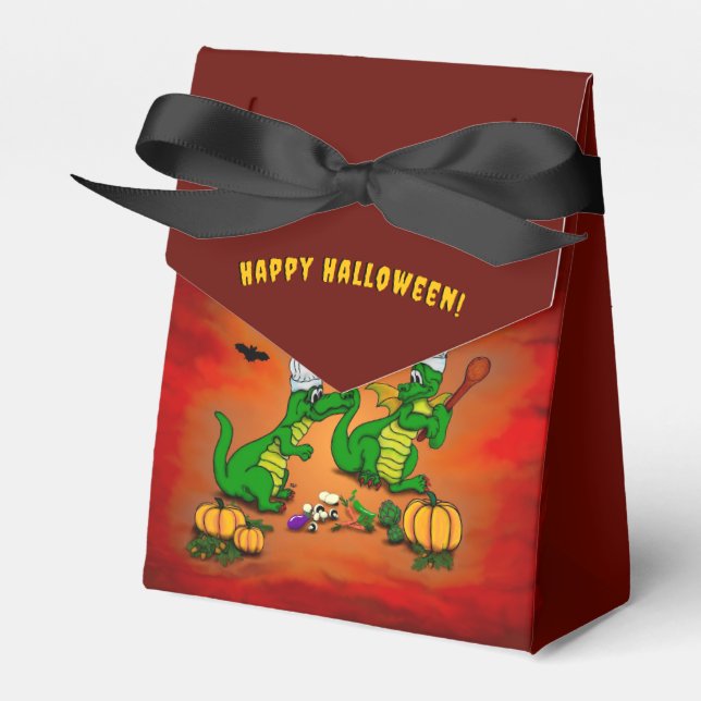 Dragons - Happy Halloween ! Today I will cook Favour Box (Front Side)