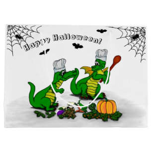Dragons - Happy Halloween ! Today I will cook Large Gift Bag