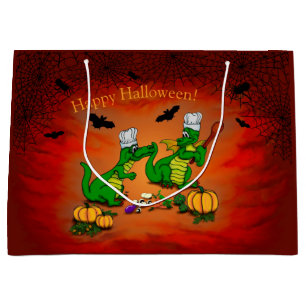 Dragons - Happy Halloween ! Today I will cook Large Gift Bag