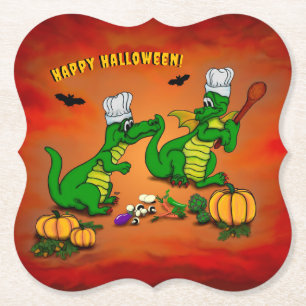 Dragons - Happy Halloween ! Today I will cook Paper Coaster
