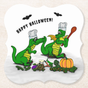 Dragons - Happy Halloween ! Today I will cook Paper Coaster