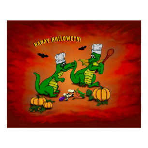 Dragons - Happy Halloween ! Today I will cook Poster