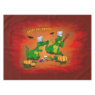 Dragons - Happy Halloween ! Today I will cook Tablecloth