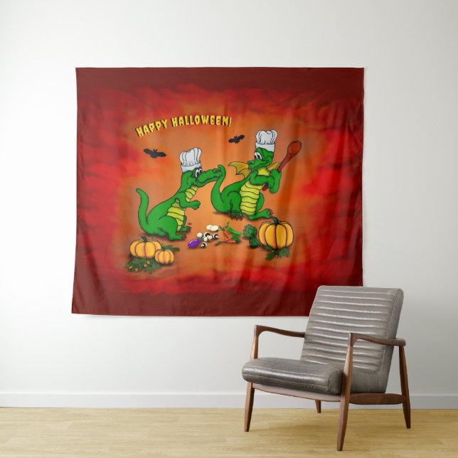 Dragons - Happy Halloween ! Today I will cook Tapestry (In Situ (Horizontal))