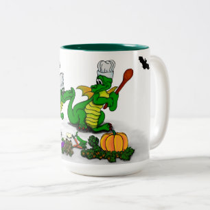 Dragons - Happy Halloween ! Today I will cook Two-Tone Coffee Mug
