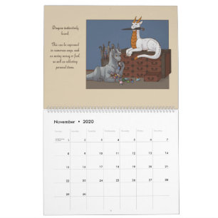 Dragons in Love Calendar
