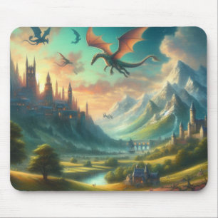 Dragon's Land Mouse Pad