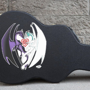 Dragons Love Heart Blue