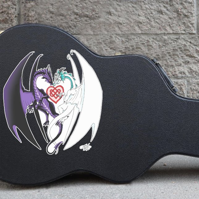 Dragons Love Heart Blue (Creator Uploaded)