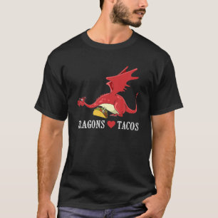 Dragons Love Tacos Adult Kids Dragon Lovers Gifts T-Shirt