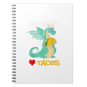Dragons Love Tacos  Notebook