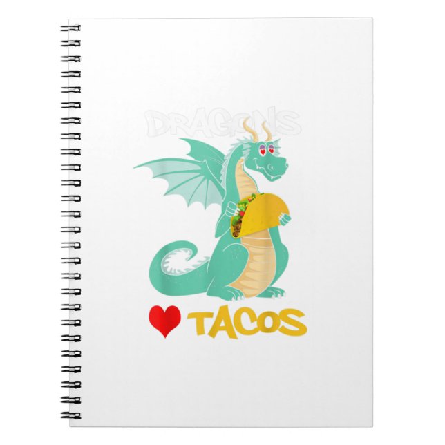 Dragons Love Tacos  Notebook (Front)