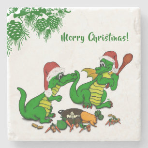 Dragons - Merry Christmas ! - today I will cook Stone Coaster