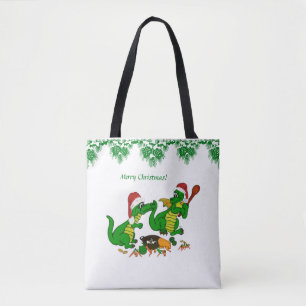 Dragons - Merry Christmas ! Today I will cook Tote Bag