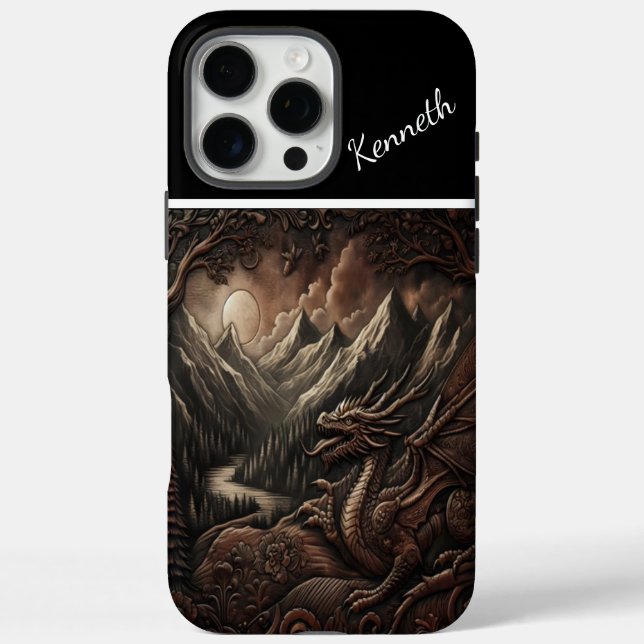 Dragon's Moonlight Vigil Case-Mate iPhone Case (Back)